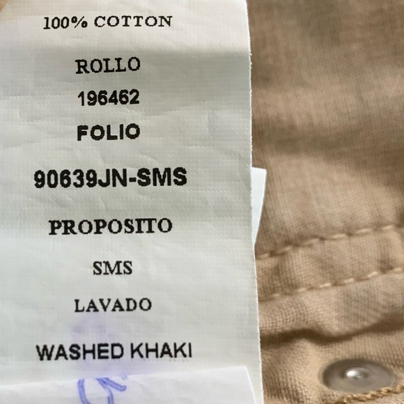 RE/DONE 70s Loose Long High Rise Wide Leg Button Fly Jeans in Washed Khaki Sz 25 - Picture 13 of 13